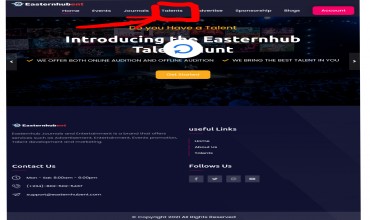 How To Register For Easternhub Talent Competition